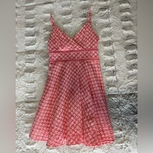 Jun and Ivy Pink Floral Dress; Size Small